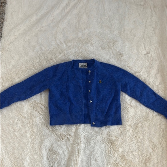 Vivienne Westwood Kids Blue Cardigan - Picture 2 of 2